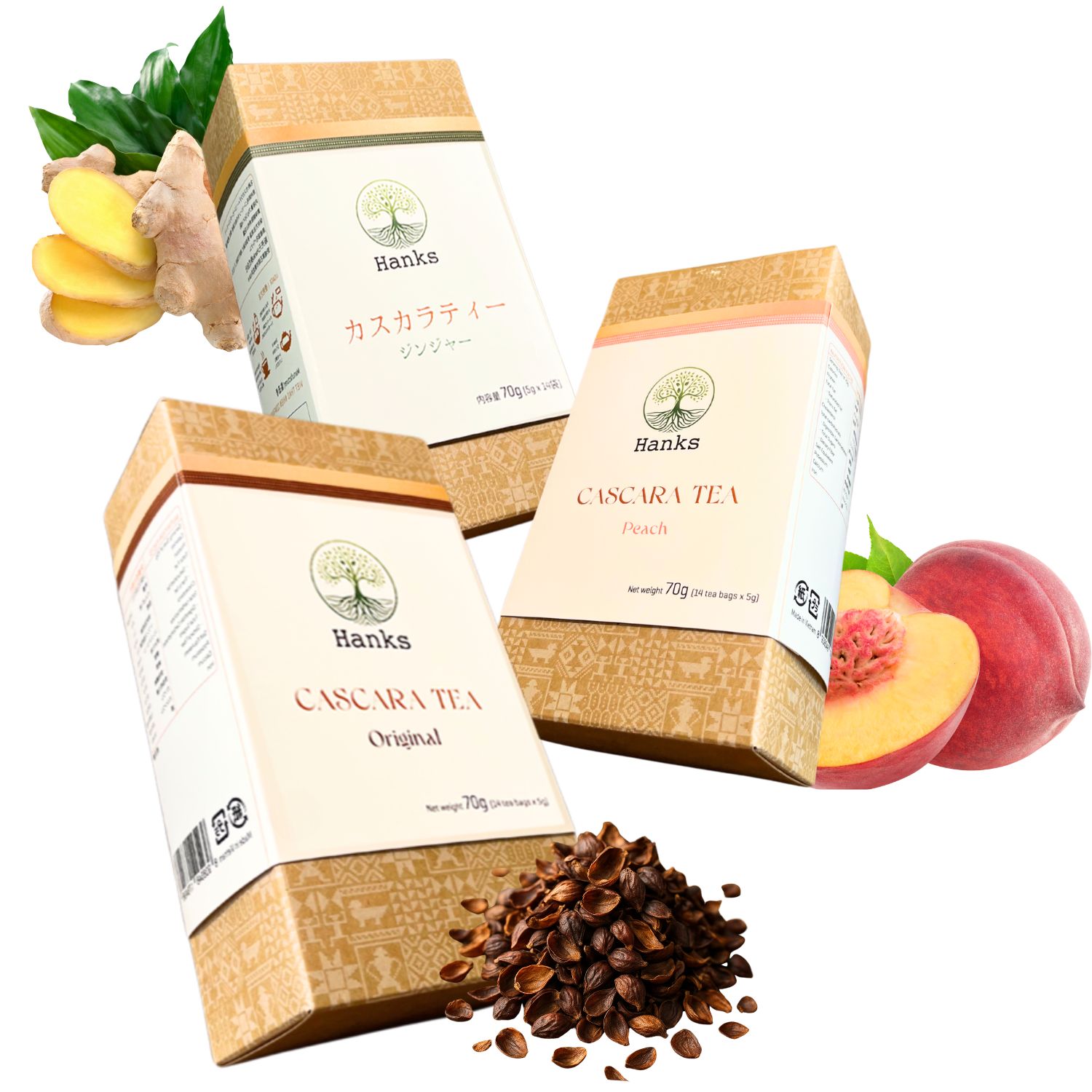 カスカラティー フィルターバッグ オリジナル味 70g箱(14袋×5g) - 画像 (2)