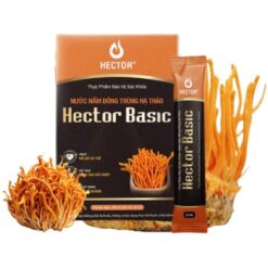 HECTOR - Nước nấm Đông trùng hạ thảo vị Basic hỗ trợ sức khoẻ dạng gói (25ml x10 gói)